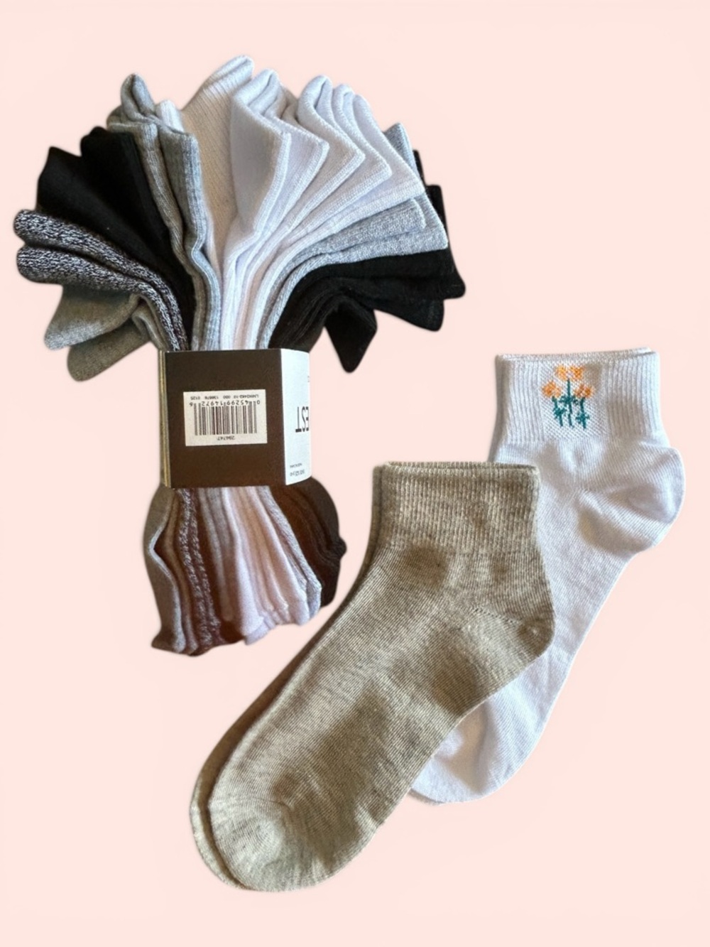 Nine West NWT Women's Size 5-10 Assorted Quarter Crew Socks Pack of 10 + 2 Bonus